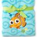 Disney Bedding | Finding Nemo Fleece Plush Blanket | Color: Blue/Orange | Size: 30in.X40in.