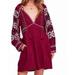 Free People Dresses | Free People All My Life Embroidered Mini Dress S | Color: Purple | Size: S