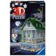 Ravensburger 3D Puzzle Gruselhaus bei Nacht 11254-216 Teile - für Halloween Fans ab 8 Jahren: Erlebe Puzzeln in der 3. Dimension