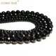 Perles en Onyx Noir à Facettes en Pierre Naturelle Matériel de Bricolage pour Bijoux Bracelet de