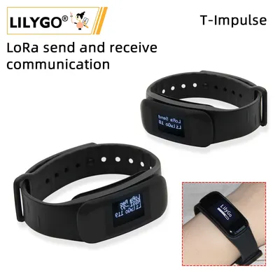 LILYGO® T-Impulse LoRa Wristband S78G 433Mhz S76G 868Mhz émetteur-récepteur basse puissance GPS