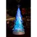 RGB LED Rotating Music Sparkle Tree With Water Inside (14.5 Inch)