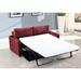 Knightsville Velvet 70" Square Arms Sofa Bed