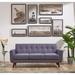 Grace Rainbeau Linen Upholstered Tufted Mid-century Sofa