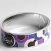 Coach Jewelry | Coach Poppy Hinged Bangle Bracelet | Color: Purple/Silver | Size: Os