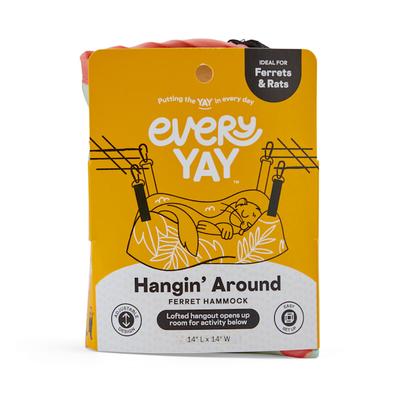 EveryYay Hangin' Around Sweet-Print Reversible Ferret Hammock, 14" L X 14" W