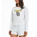 Women's Concepts Sport Cream San Diego Padres Crossfield Long Sleeve Top & Shorts Set