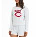 Women's Concepts Sport Cream Cincinnati Reds Crossfield Long Sleeve Top & Shorts Set