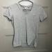 Nike Tops | Nike Athletic V-Neck Heather Grey T-Shirt Small | Color: Gray/White | Size: S