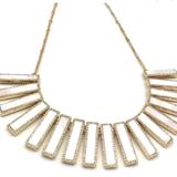Kate Spade Jewelry | Kate Spade Understated Elegance Statement Necklace | Color: Gold/White | Size: Os