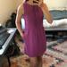 J. Crew Dresses | J. Crew | Silk-Like Dress With Pockets | Color: Purple | Size: 0