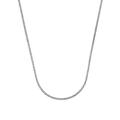 Amor Collier 925 Sterling Silber Unisex Damen Herren Halsschmuck, 50 cm, Silber, Kommt in Schmuck Geschenk Box, 2017497