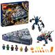 LEGO 76156 Marvel Rise of the Domo Space Building Set, Superhero Spaceship Toy from The Eternals Movie with 2 Deviant Action Figures, Gifts for Kids, Boys & Girls