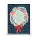 Stupell Industries Peace & Joy Festive Holiday Wreath Polka Dot Pattern Stretched Canvas Wall Art By Heather Mclaughlin in Brown | Wayfair