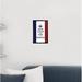 Trinx Keep Calm & Vive La France Flag Art Print Black Wood Framed Poster 14X20 Paper | 20 H x 14 W x 1.5 D in | Wayfair