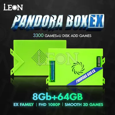 Plateau de jeu Pandora FHD Arcade Box plus sombre Boras EX 1080 en 1 3A RAM DDR4 3300 console