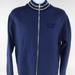 Louis Vuitton Sweaters | Louis Vuitton Men's Large Limited Aloha Fil Coupe Track Baseball Jacket 928lv72 | Color: Blue | Size: 14 (L)