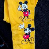 Disney Pants & Jumpsuits | Disney Mickey Mouse Joggers | Color: Yellow | Size: Xsj