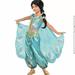 Disney Costumes | Aladdin Jasmine One Piece Halloween Costume | Color: Blue/Green | Size: Osg