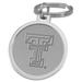 Silver Texas Tech Red Raiders Split-Wire Logo Key Ring