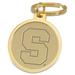 Gold Syracuse Orange Split-Wire Logo Key Ring