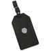 Black Missouri Tigers Leather Luggage Tag