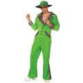 Morph Pimp Costume Men, Pimp Outfit Fancy Dress, Mens Pimp Costume, Stag Do Outfit, Funny Costumes for Men, 70s Fancy Dress Mens, 60s Fancy Dress for Men, 60s Fancy Dress Costumes, Pimp Fancy Dress L