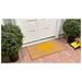 Latitude Run® Heart Non-Slip Indoor Door Mat Coir in Orange/Yellow/Brown | 17" W x 29" L | Wayfair 150C8E0DD35D42C0A2CE71B982E5843D