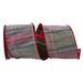 The Holiday Aisle® Plaid Ribbon Fabric in Green/Red | 4 H x 4 W x 4 D in | Wayfair 1B5707DDE55C4BAE8E94B4A0E56035C9