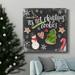 The Holiday Aisle® Baking Spirits Bright II-Premium Gallery Wrapped Canvas - Ready To Hang Canvas, in Black/Blue/Green | 10 H x 10 W in | Wayfair