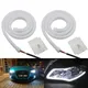 Bande lumineuse LED pour clignotants de voiture feux de jour flexibles guide de tube souple style