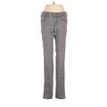 Jeans - Super Low Rise: Gray Bottoms - Women's Size 25 - Stonewash