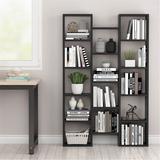 H-Shaped Bookcase, 5-Tier Bookshelf Storage Organizer Display Cube Bookcase