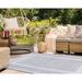 Liora Manne Malibu Etched Border Indoor/Outdoor Rug