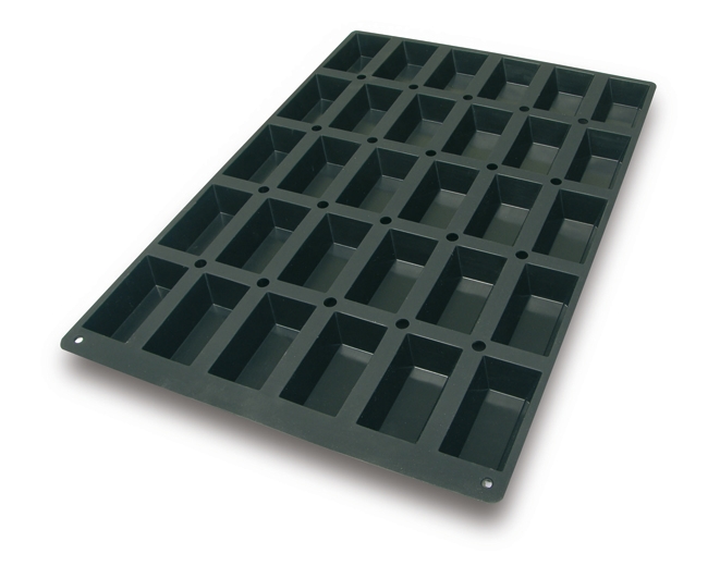 Schneider - Backform aus Silikon Rechteck, 40 x 60 cm, 100 x 52 mm, Höhe: 31 mm Image