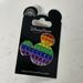 Disney Other | Disney Mickey Mouse Rainbow Rhinestone Pin | Color: Green/Black | Size: Os