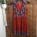 Free People Dresses | Free People Mini Dress | Color: Blue/Orange | Size: Xs