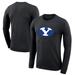 Men's Nike Black BYU Cougars Legend Wordmark Performance Long Sleeve T-Shirt