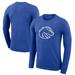 Men's Nike Royal Boise State Broncos Legend Wordmark Performance Long Sleeve T-Shirt