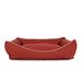 Classic Canvas Kuddler Dog Bed, 42" L X 30" W X 10" H, Red, X-Large