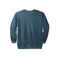 Men's Big & Tall Wicking Fleece Crewneck by KS Sport™ in Heather Dark Slate (Size 5XL)