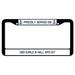 SignMission Proudly Served on USS EARLE B HALL APD 107 Plate Frame Plastic in Black | 12 H x 6 W x 0.1 D in | Wayfair D-LPF-04-669