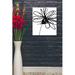 Red Barrel Studio® Ink Flower III by Linda Woods - Wrapped Canvas Graphic Art Canvas in Black | 24 H x 20 W x 1 D in | Wayfair