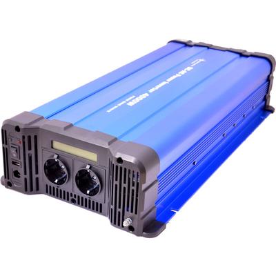 Solartronics - Spannungswandler FS4000D 12V 4000 Watt reiner Sinus blau m. Display