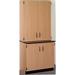 Stevens ID Systems Science 6 Compartment Accent Cabinet w/ Doors Wood in Brown | 84 H x 36 W x 23 D in | Wayfair 84202 K84 21-027-10