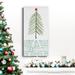 The Holiday Aisle® Christmas Tree Whimsy Collection B Premium Gallery Wrapped Canvas - Ready To Hang Canvas, in Blue/Green | Wayfair