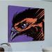 Red Barrel Studio® Raven 2 by Josh Ruggs - Wrapped Canvas Painting Canvas in Black/Blue/Orange | 18 H x 18 W x 1.5 D in | Wayfair