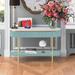 Willa Arlo™ Interiors Leiston 47.75" Console Table Wood in Green/Yellow | 30 H x 47.75 W x 15.75 D in | Wayfair E9C45D70DB684D59A058B1A8CD645BAC