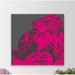 Everly Quinn Kiss by Josh Ruggs - Wrapped Canvas Painting Canvas in Black/Pink | 12 H x 12 W x 1.5 D in | Wayfair 5F07E86999AD472EA36F00B253BC7067