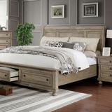 Canora Grey Foxey Bed Metal in Brown/Gray | 57.25 H x 64.75 W x 93.5 D in | Wayfair ACB3745FD9044CE6BEAC7F07CCFB1FDC